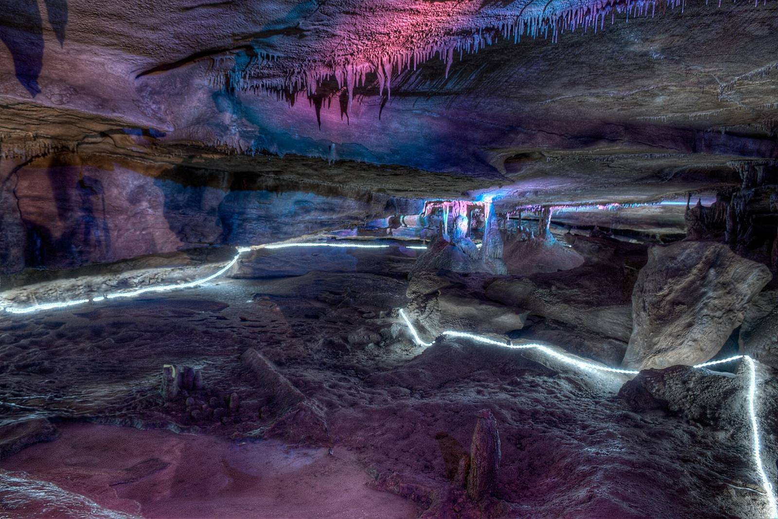 Inside Raccoon Mountain Caverns
